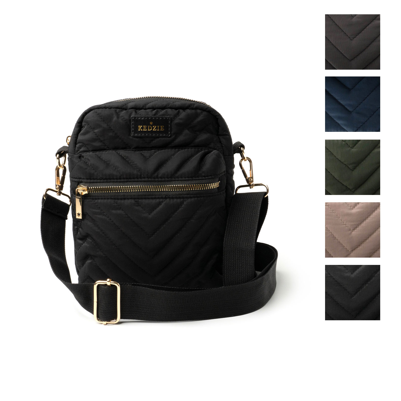 Kedzie Cloud 9 Collection Quilted Crossbody