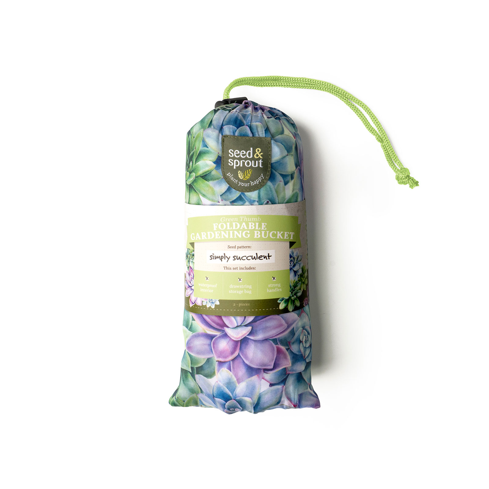 Seed & Sprout Lemon Grove Foldable Gardening Bucket